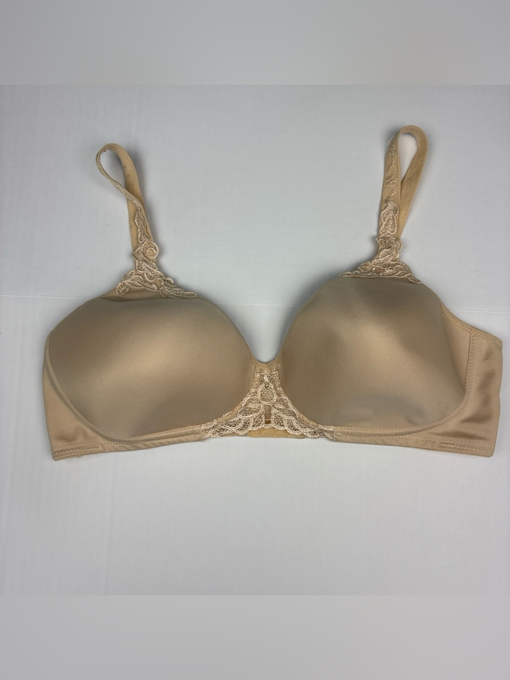 American Breast Care ABC Women 40C Bra Mastectomy Tan Nude Style 105 Lace Pocket